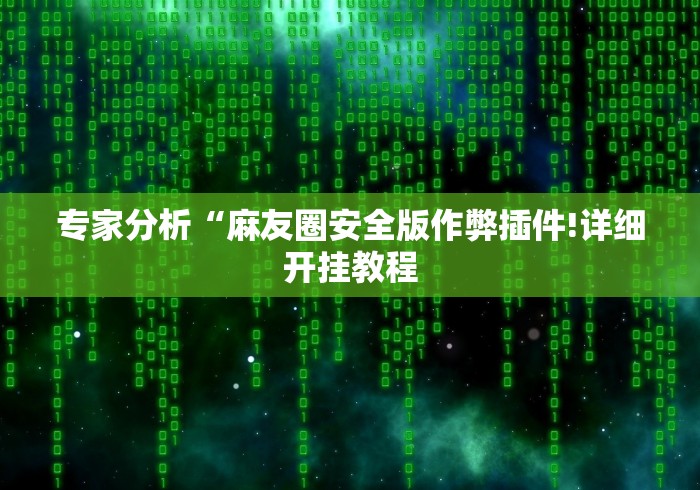 丰富分享“财神十三张小程序辅助如何使用”附透视挂详细教程