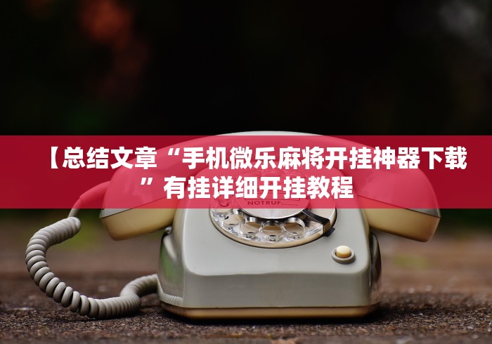 最新引进“麻将二八杠的技巧口诀”(必胜开挂神器)