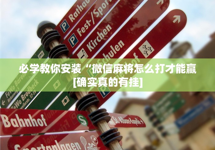软件分享:乐趣江苏麻将有挂吗”分享辅助外挂教程