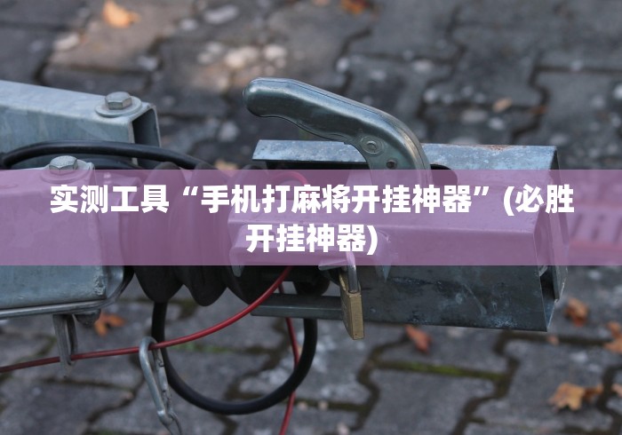 软件分享“八闽掌上麻将十三水挂”-揭秘开挂教程分享