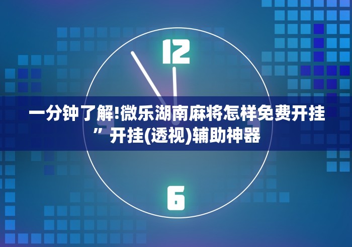 解析分享“鹰潭飞宝麻将有挂下不”作弊挂(辅助外挂+