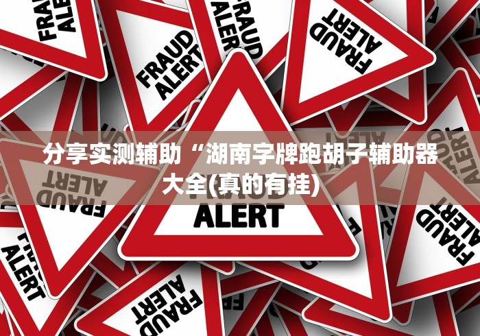 分享实测辅助“湖南字牌跑胡子辅助器大全(真的有挂) 分享实测辅助“湖南字牌跑胡子辅助器大全(真的有挂)