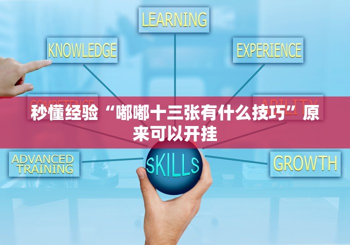 秒懂经验“嘟嘟十三张有什么技巧”原来可以开挂