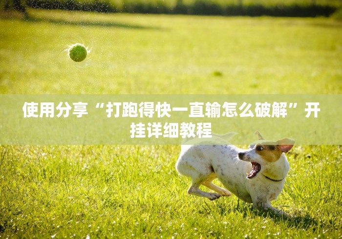 使用分享“打跑得快一直输怎么破解”开挂详细教程