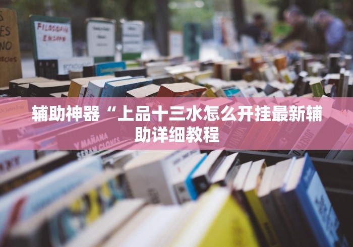辅助神器“上品十三水怎么开挂最新辅助详细教程
