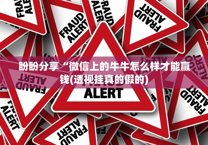 盼盼分享“微信上的牛牛怎么样才能赢钱(透视挂真的假的)