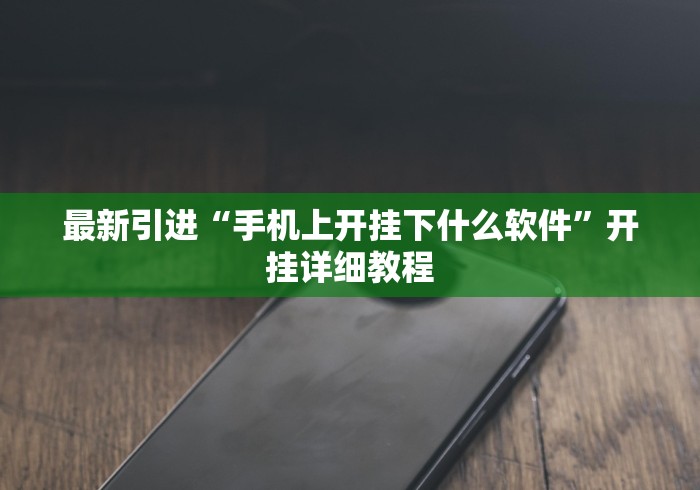 最新引进“手机上开挂下什么软件”开挂详细教程