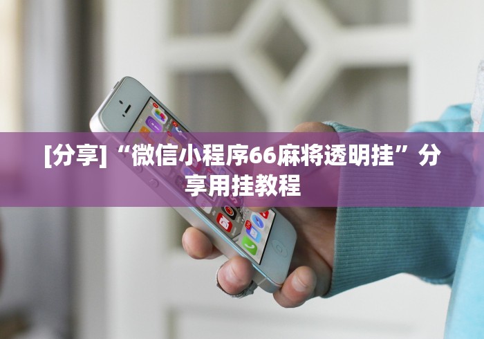 [分享]“微信小程序66麻将透明挂”分享用挂教程