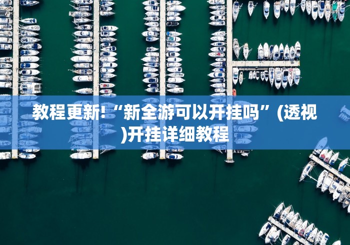 教程更新!“新全游可以开挂吗”(透视)开挂详细教程