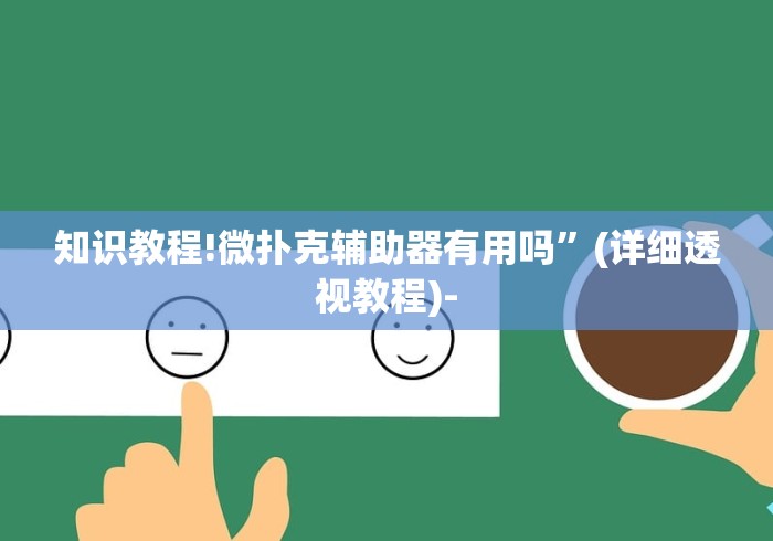 知识教程!微扑克辅助器有用吗”(详细透视教程)-