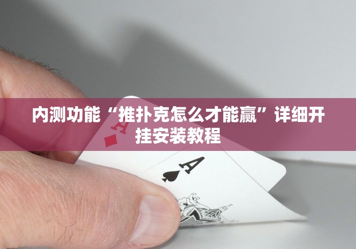 内测功能“推扑克怎么才能赢”详细开挂安装教程