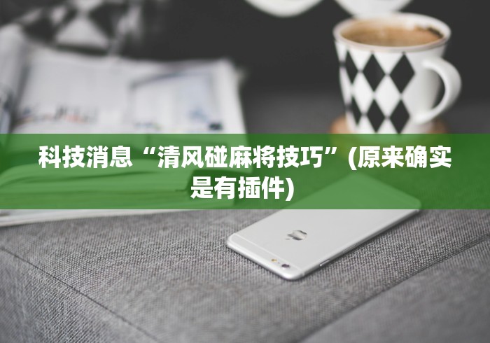 科技消息“清风碰麻将技巧”(原来确实是有插件) 