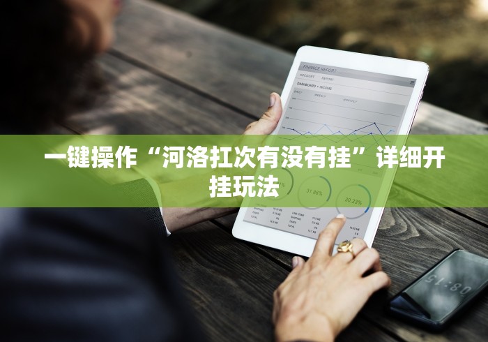 一键操作“河洛扛次有没有挂”详细开挂玩法