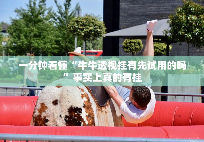 一分钟看懂“牛牛透视挂有先试用的吗”事实上真的有挂