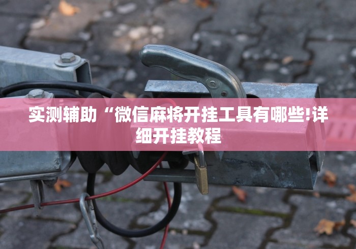 实测辅助“微信麻将开挂工具有哪些!详细开挂教程 实测辅助“微信麻将开挂工具有哪些!详细开挂教程