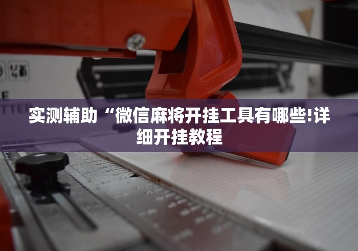 实测辅助“微信麻将开挂工具有哪些!详细开挂教程 实测辅助“微信麻将开挂工具有哪些!详细开挂教程