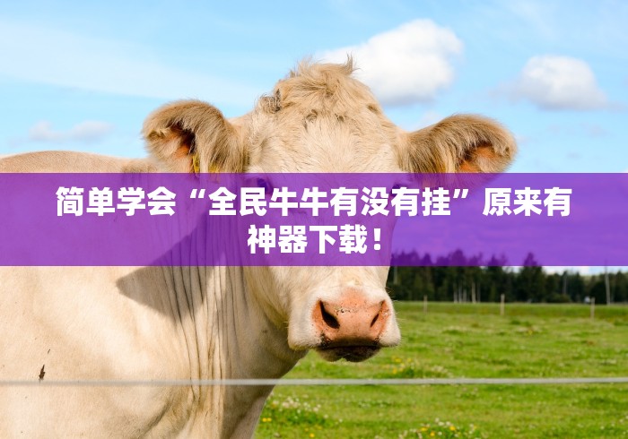 简单学会“全民牛牛有没有挂”原来有神器下载！