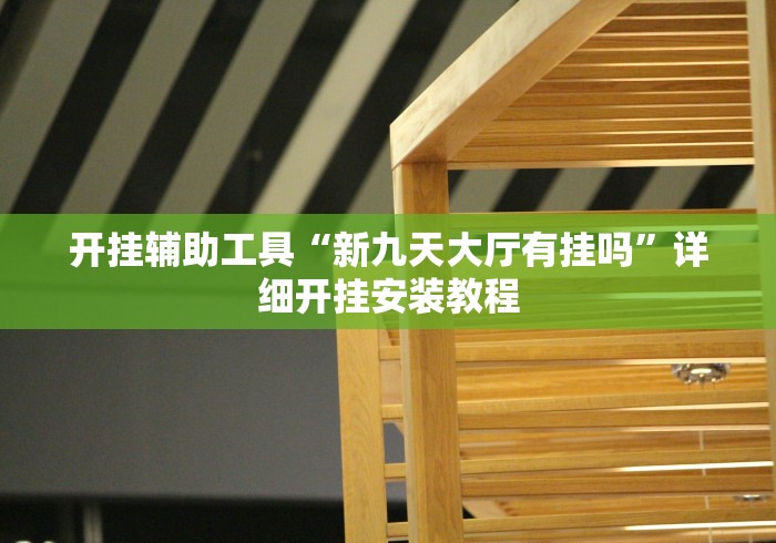 开挂辅助工具“新九天大厅有挂吗”详细开挂安装教程