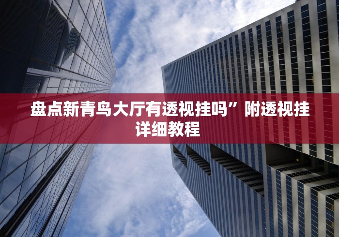 盘点新青鸟大厅有透视挂吗	”附透视挂详细教程 