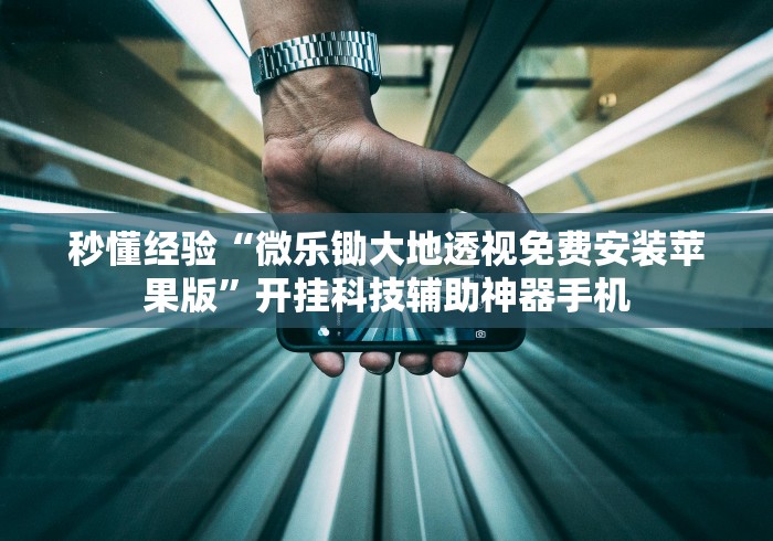 秒懂经验“微乐锄大地透视免费安装苹果版”开挂科技辅助神器手机