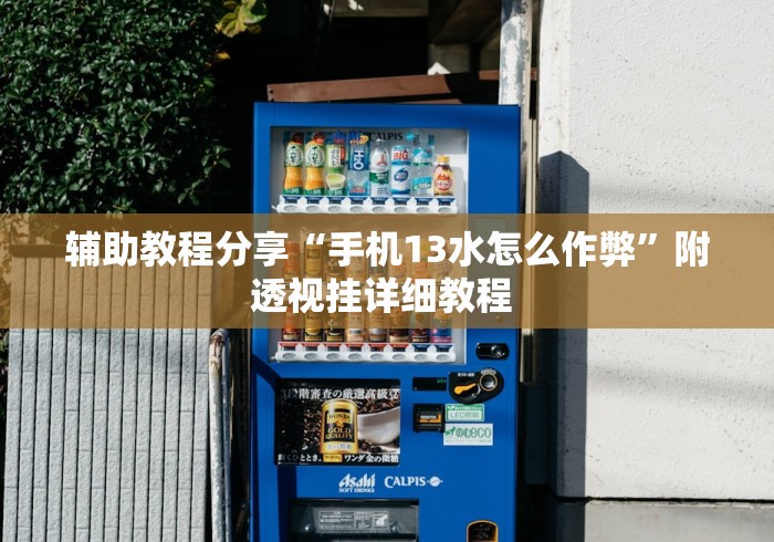 辅助教程分享“手机13水怎么作弊	”附透视挂详细教程 