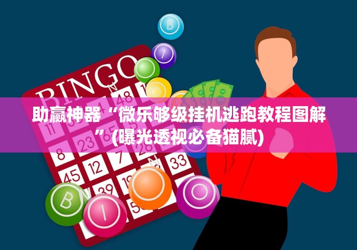 助赢神器“微乐够级挂机逃跑教程图解”(曝光透视必备猫腻)