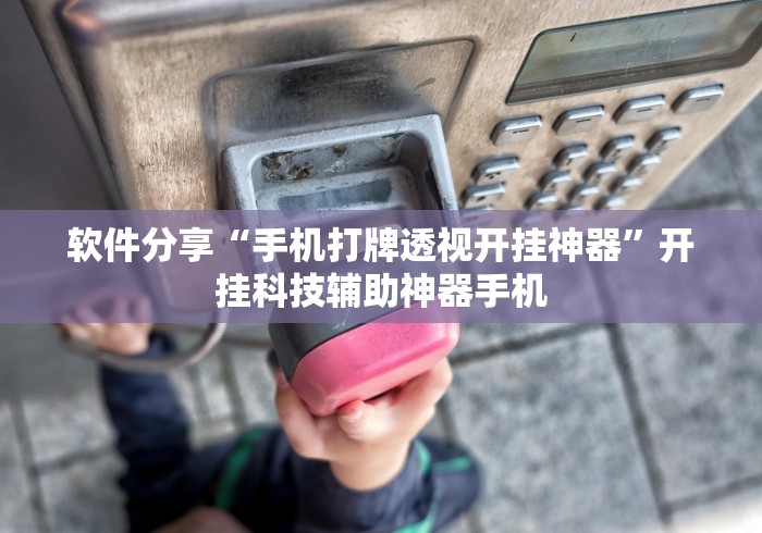 软件分享“手机打牌透视开挂神器”开挂科技辅助神器手机