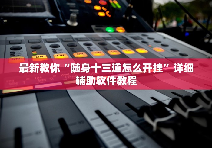 最新教你“随身十三道怎么开挂”详细辅助软件教程