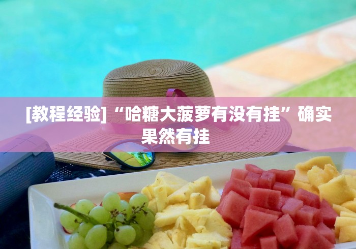 [教程经验]“哈糖大菠萝有没有挂”确实果然有挂 