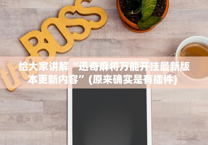 给大家讲解“迅奇麻将万能开挂最新版本更新内容”(原来确实是有插件) 