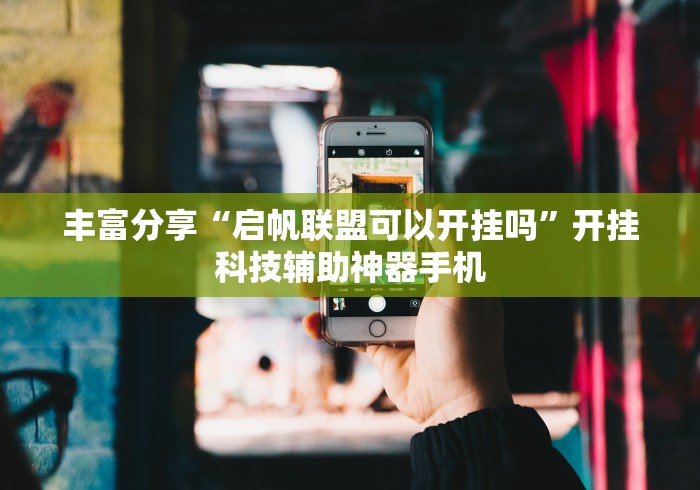 丰富分享“启帆联盟可以开挂吗”开挂科技辅助神器手机