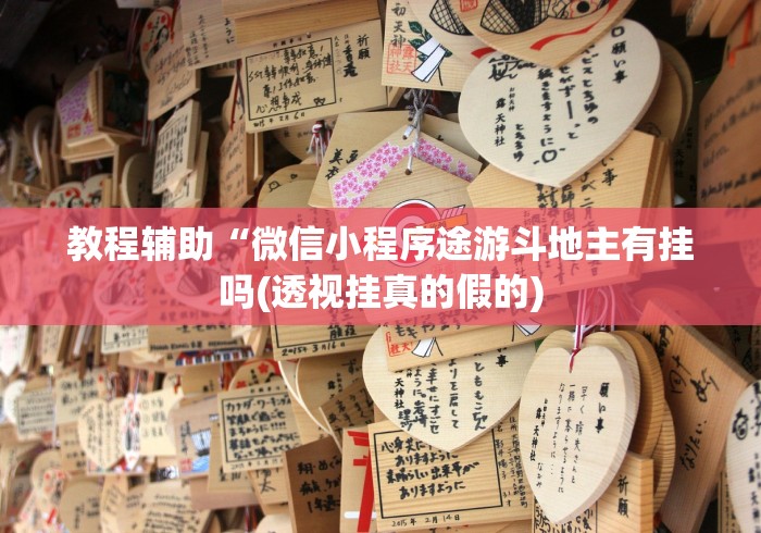 教程辅助“微信小程序途游斗地主有挂吗(透视挂真的假的) 教程辅助“微信小程序途游斗地主有挂吗(透视挂真的假的)