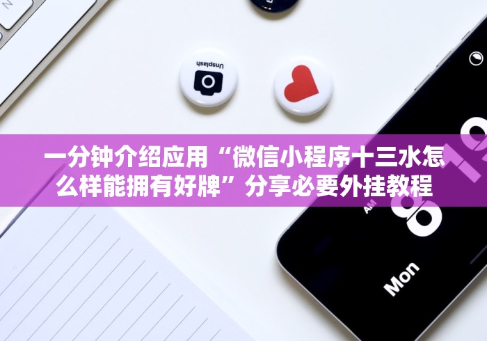 一分钟介绍应用“微信小程序十三水怎么样能拥有好牌”分享必要外挂教程