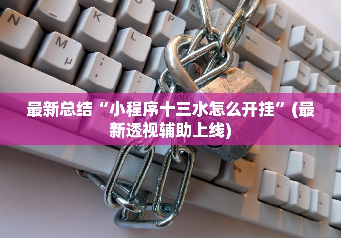最新总结“小程序十三水怎么开挂	”(最新透视辅助上线)