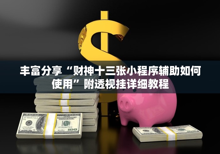 丰富分享“财神十三张小程序辅助如何使用	”附透视挂详细教程