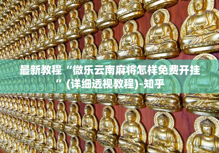 最新教程“微乐云南麻将怎样免费开挂	”(详细透视教程)-知乎