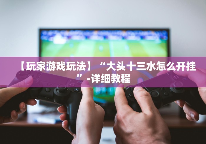 【玩家游戏玩法】“大头十三水怎么开挂	”-详细教程