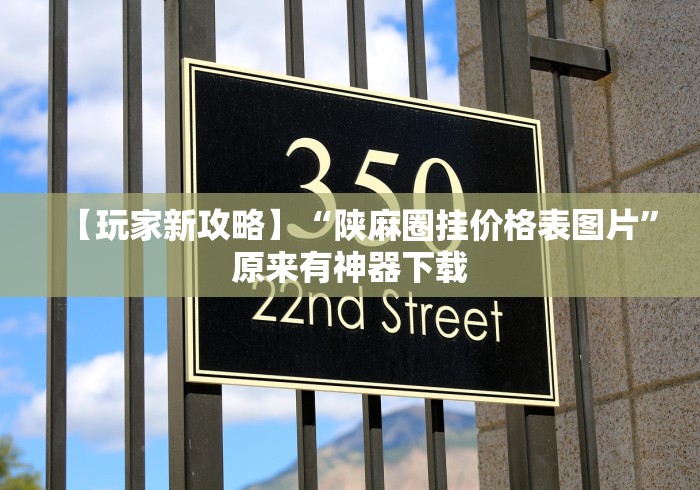 【玩家新攻略】“陕麻圈挂价格表图片”原来有神器下载