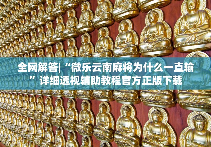 全网解答|“微乐云南麻将为什么一直输”详细透视辅助教程官方正版下载