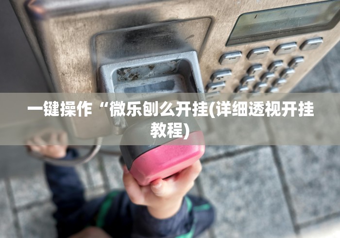 一键操作“微乐刨么开挂(详细透视开挂教程) 一键操作“微乐刨么开挂(详细透视开挂教程)