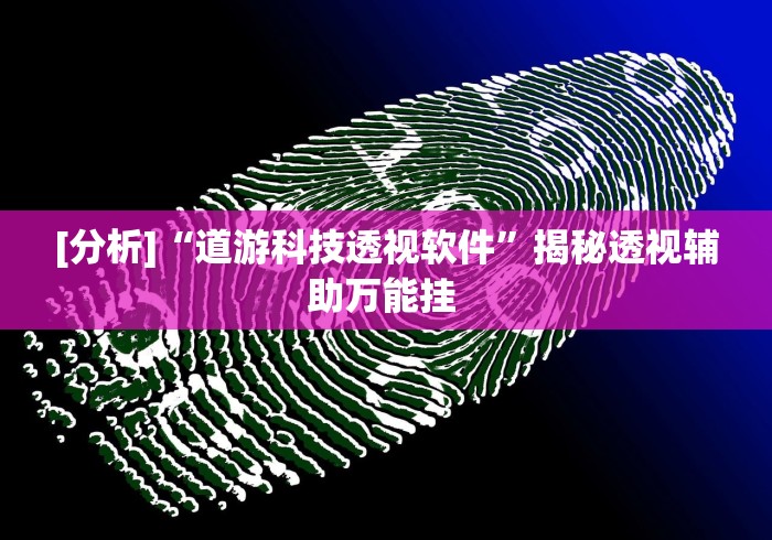 [分析]“道游科技透视软件	”揭秘透视辅助万能挂 