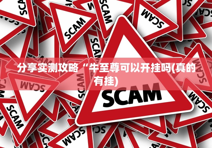 分享实测攻略“牛至尊可以开挂吗(真的有挂)