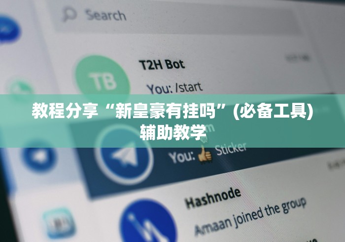 教程分享“新皇豪有挂吗”(必备工具)辅助教学