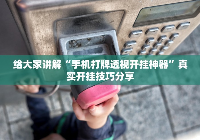 给大家讲解“手机打牌透视开挂神器”真实开挂技巧分享