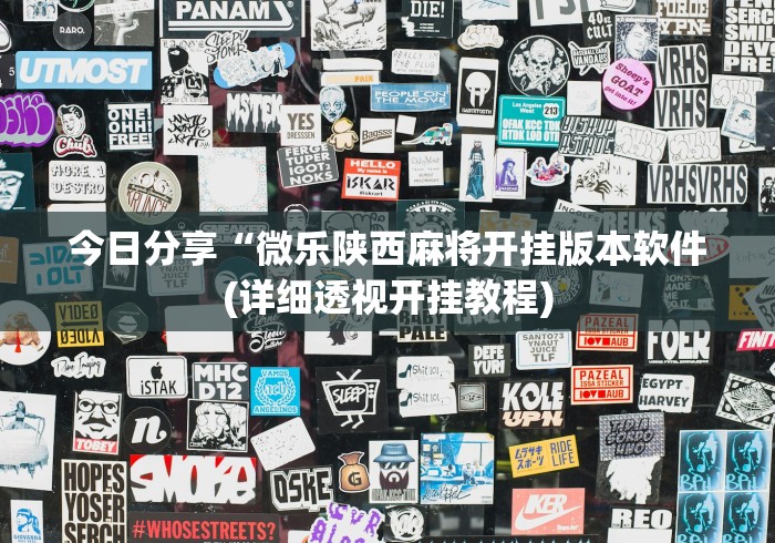 今日分享“微乐陕西麻将开挂版本软件(详细透视开挂教程)